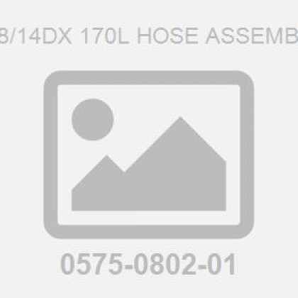 M 8/14Dx 170L Hose Assembly